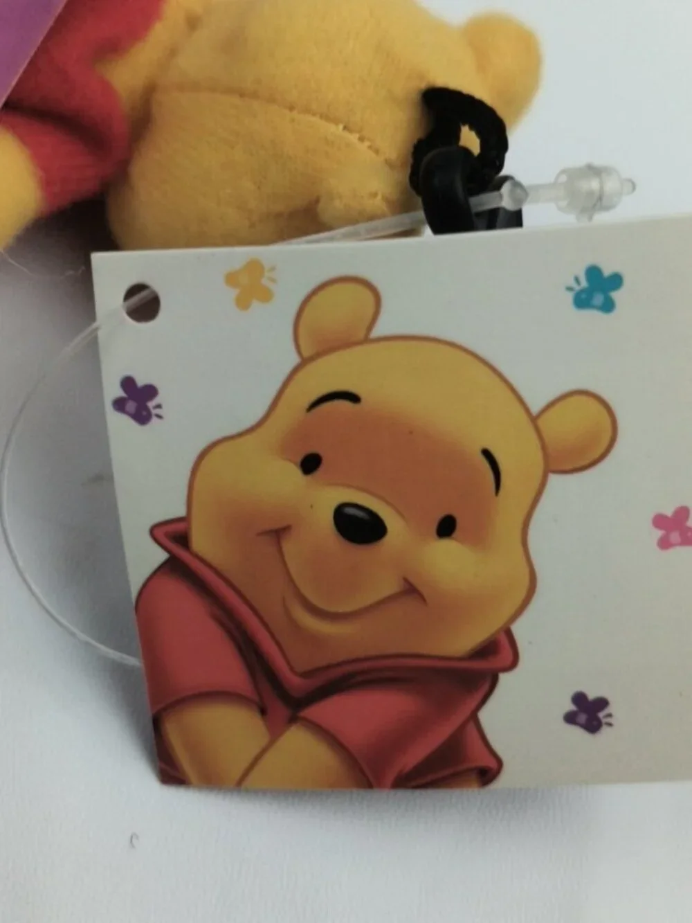 Vintage Disney Winnie The Pooh Plush Toy Keychain New With Tags